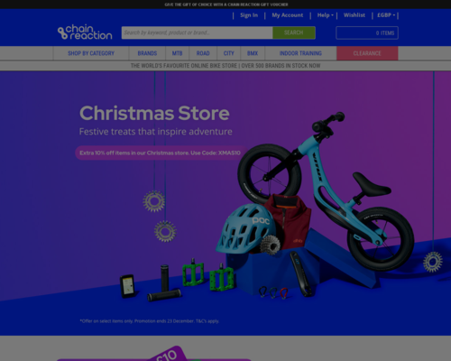 chainreactioncycles.com screenshot