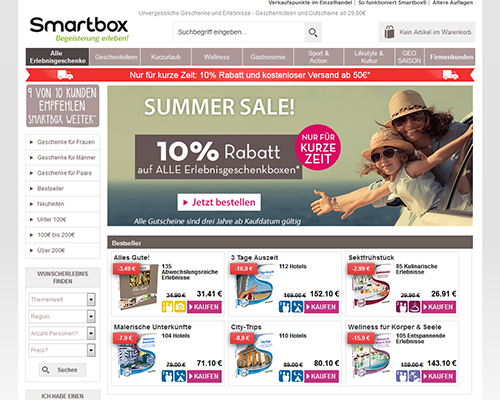 smartbox.com screenshot