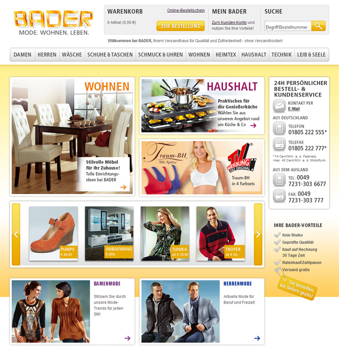 bader.de screenshot bader.de screenshot